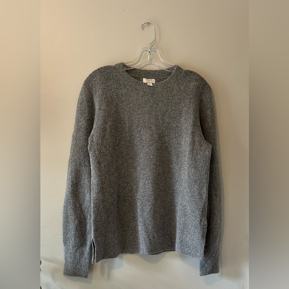 J.Crew Extra-Soft Gray Wool Blend Sweater Small - Picture 1 of 7